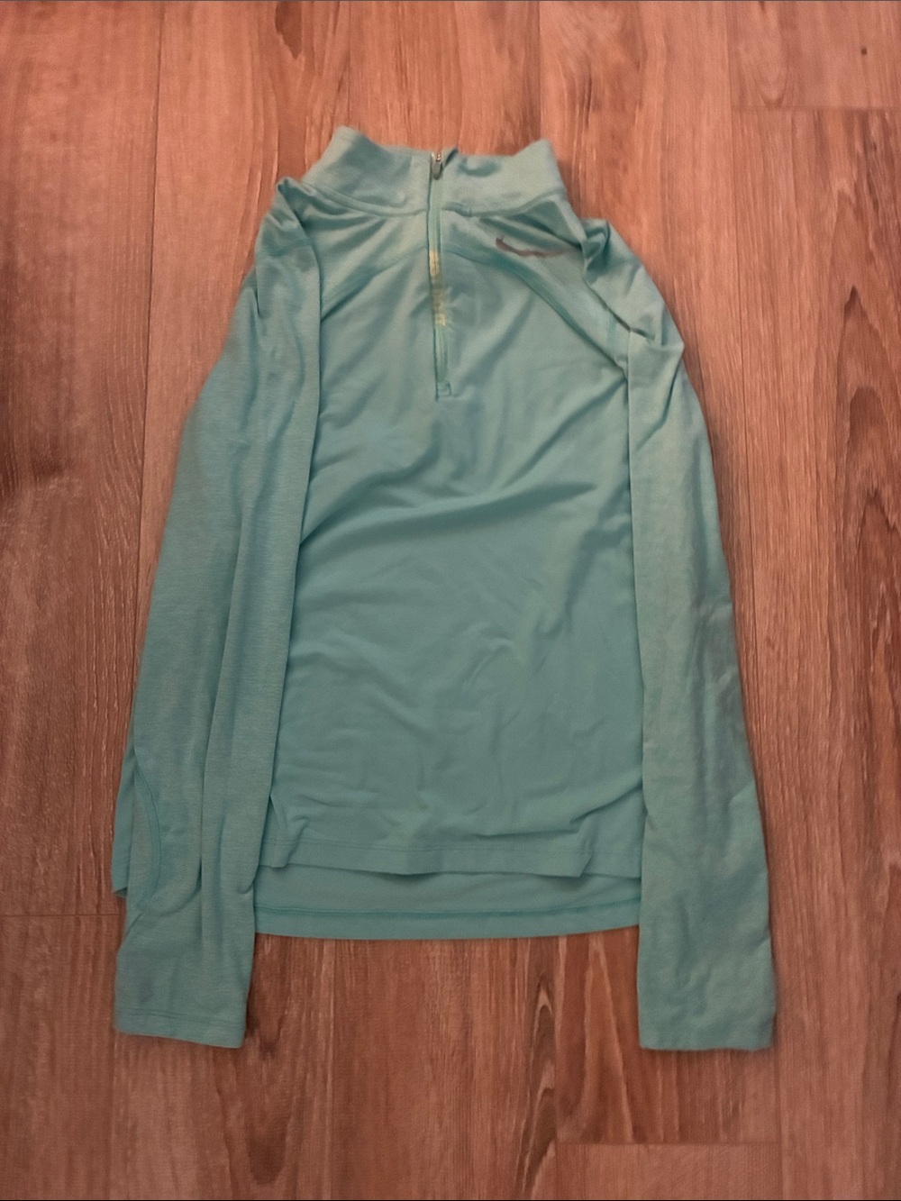 Nike Light Aqua Performance Quarter-Zip Pullover
